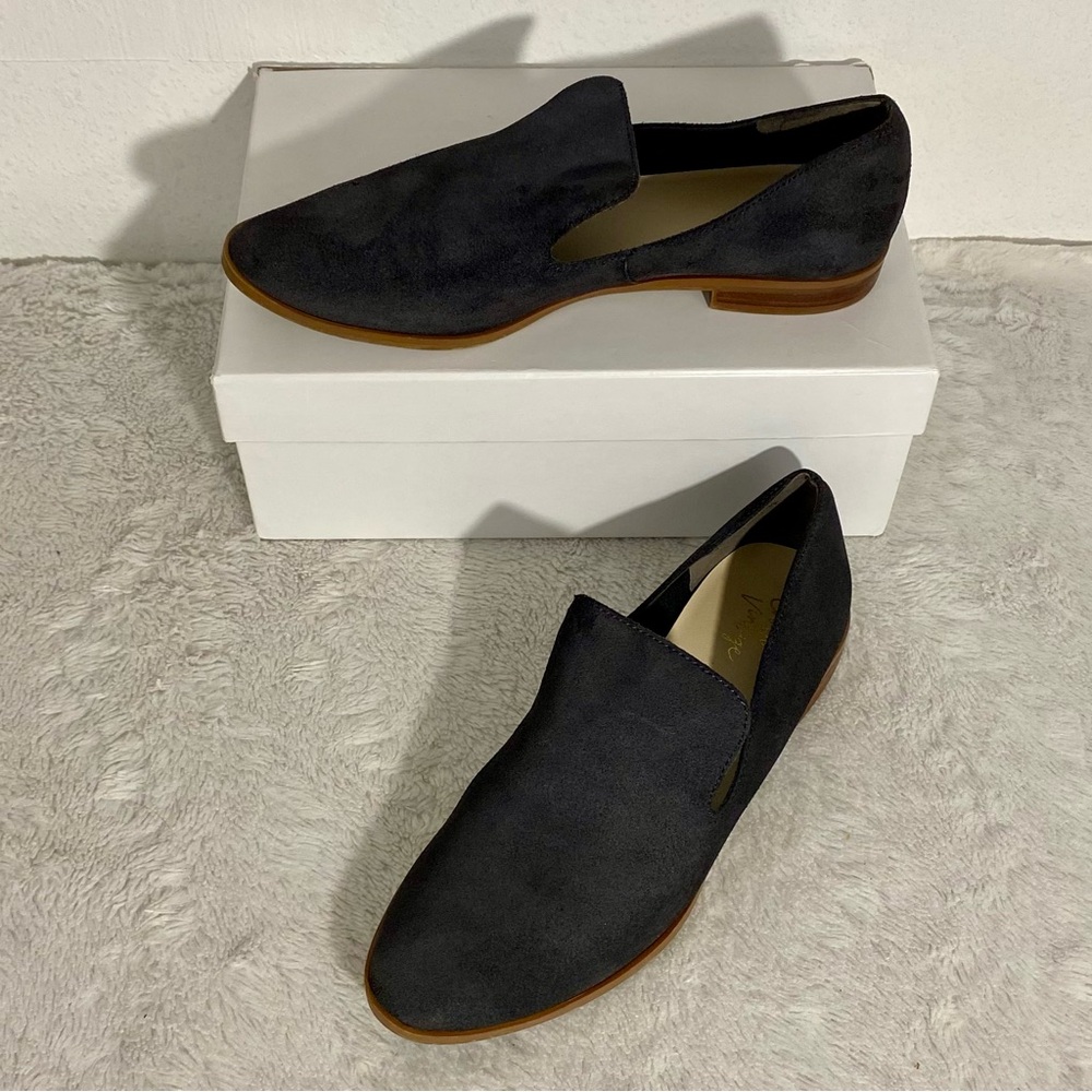 Crown Vintage Carla 2 Gray Suede Loafers Women’s Size 7.5M
